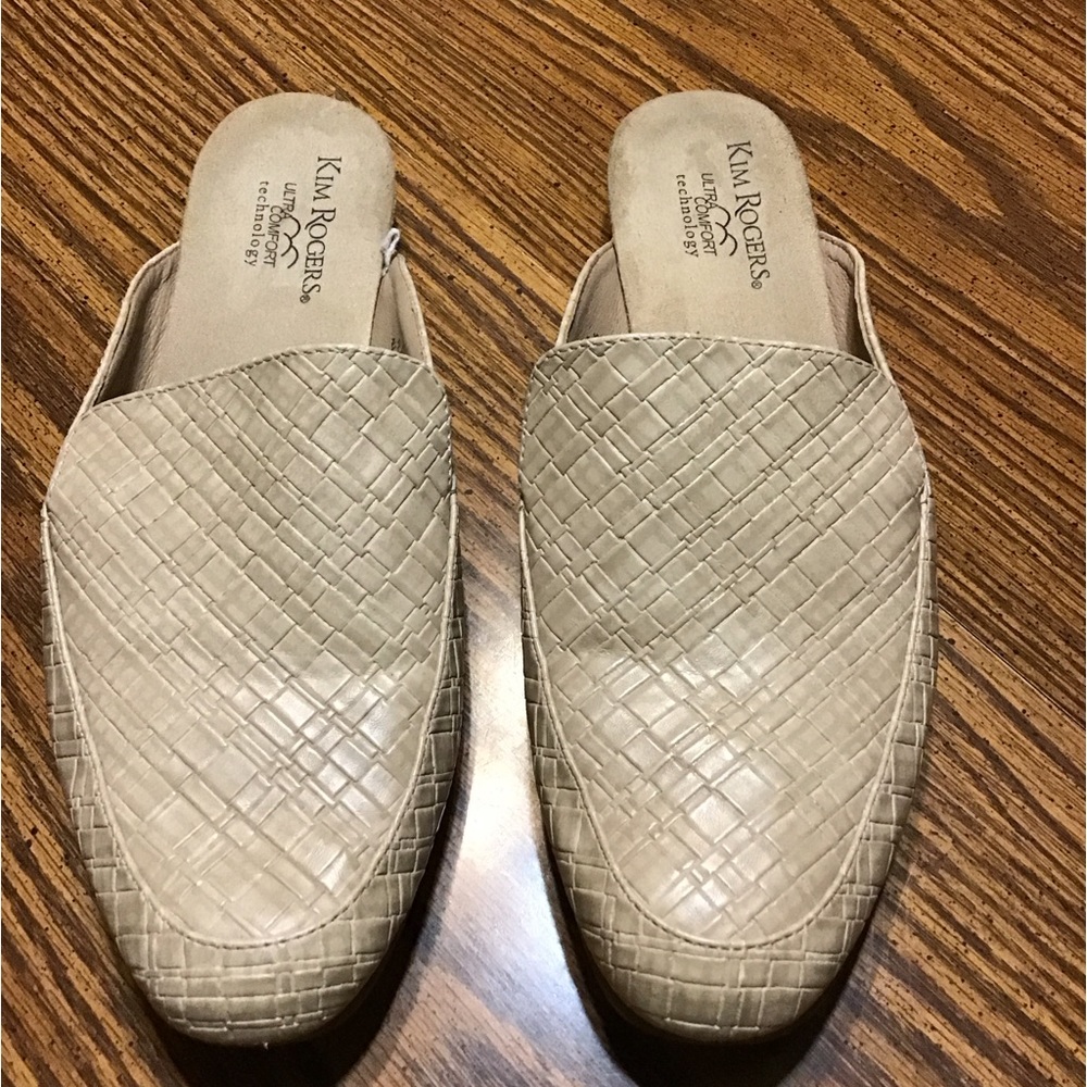Women’s size 9 1/2 Kim Rogers ultra comfort slip on shoes mules RE